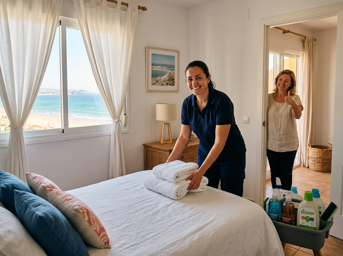 Servicio de Limpieza Profesional para viviendas vacacionales en Costa Ballena, Rota, Sanlúcar y Chipiona · Vega Home